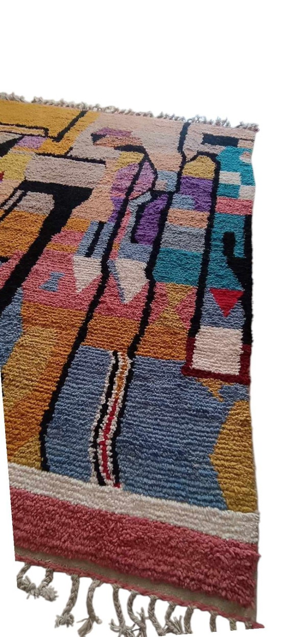 Image 1 of Berber carpet rug new wool moroccan Carpet - 274 x 150 cm 260 x 210 m Type B9