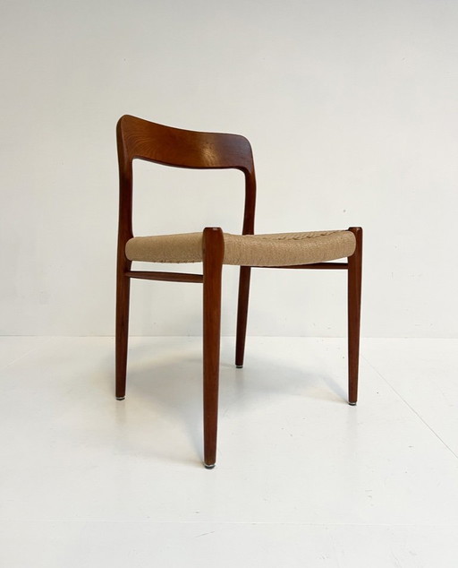 Restored model 75 chair by Niels O. Möller, 1950s