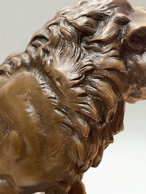 Image 1 of Scultura animale in bronzo – Leone – CH. Valton – Fonderia di Parigi – 5,2 kg
