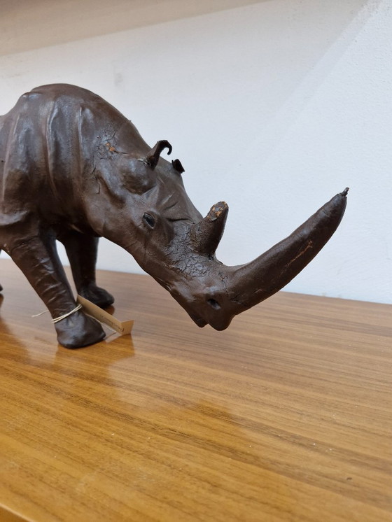 Image 1 of Rinoceronte in pelle vintage anni '70