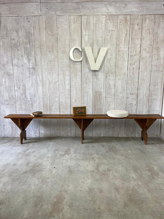 Image 1 of Pair of farm benches 250cm