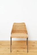 Fauteuil en osier « Santa Lucia » d'Herbert Hirche pour Wilde & Spieth | Ensemble de quatre
