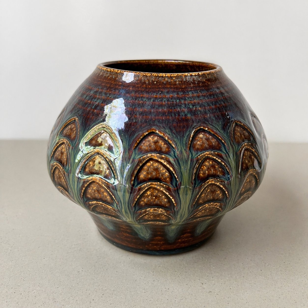 Vintage Scandinavian vase, Einar Johansen for Søholm, Denmark