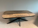 Extendable Oval Dining Table Avalox - 190x110 (+60) cm