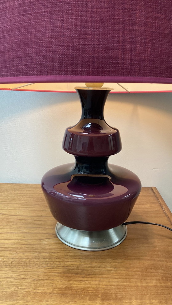 Image 1 of Rupel hand-blown table lamp opaline glass