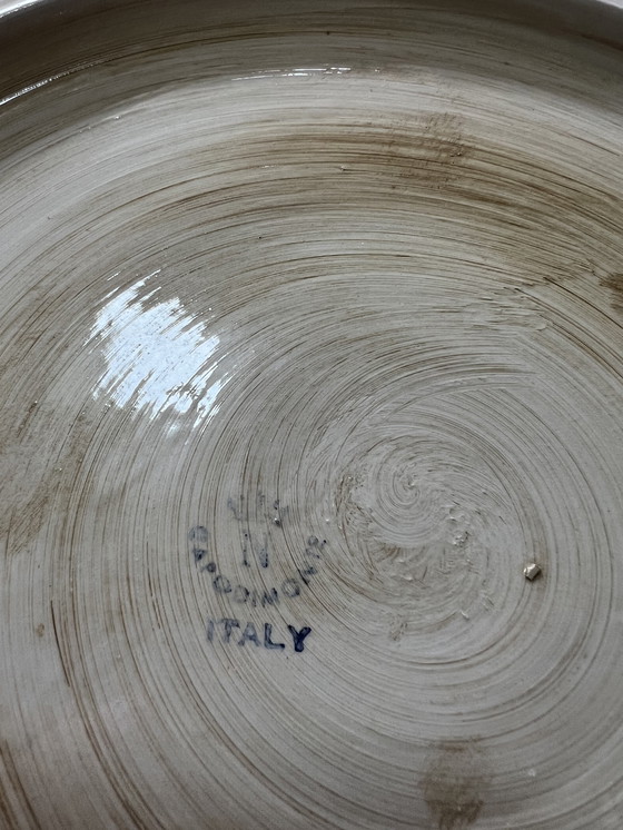 Image 1 of Vintage Capodimonte schaal Italië - N+kroon