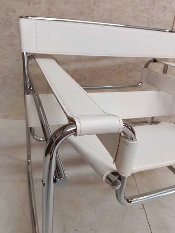 KNOLL Studio Poltrona WASSILY B3 NUOVA, in Cuoio Bianco – Poltrone, Leather (photo 32 of 83)