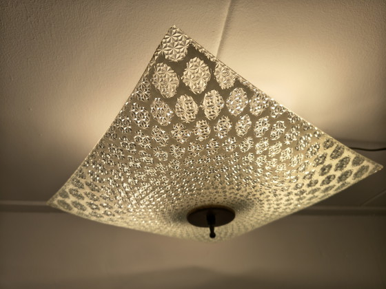 Image 1 of Lampada da soffitto vintage a 2 luci