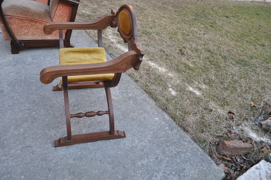 Sillón Mid-Century Castle Throne, años 50 – Sillones, Mid Century Modern (photo 3 of 6)