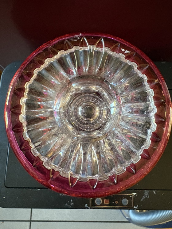 Elegant vintage crystal vase, 21 centimeters (photo 6 of 6)