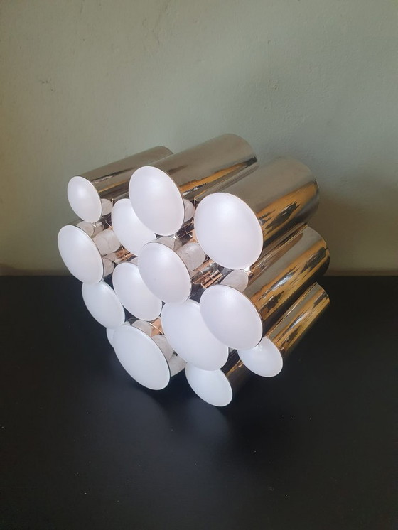 Image 1 of Vintage Ikea SÖDERSVIK Lamp: Chrome Space Age Light