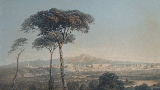 Image 1 of Karl Lindemann-Frommel (1819-1891) Lithographie Rom