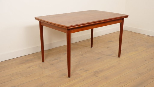 Table de salle à manger vintage | Extensible | Teck | Modèle bateau