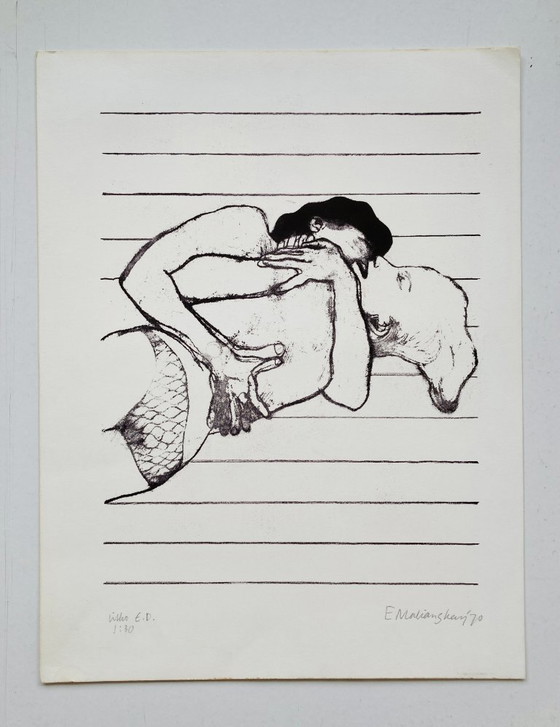 Image 1 of Evert Maliankay - Vintage Lithograph - 1970