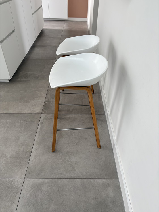 Image 1 of Tabourets de bar Hay About a Stool blancs