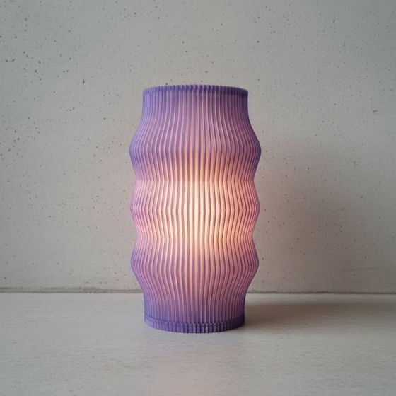 Image 1 of Purple design lamp – modern table lamp