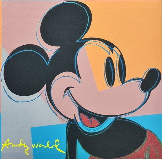 Image 1 of D'après Andy Warhol, Topolino, années 1980, lithographie