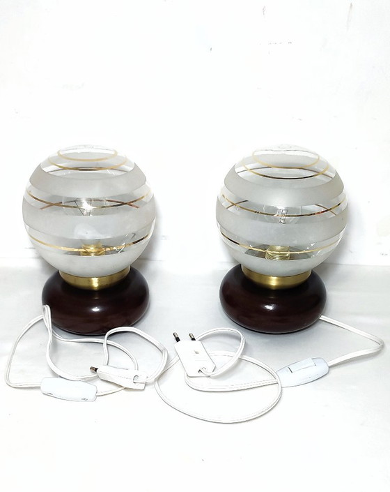 Image 1 of Parir de lámparas de sobremesa. España, década de 1970.