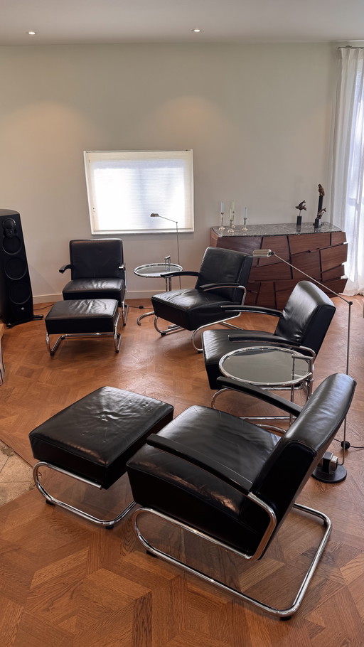 Sillón Gispen 405 con otomana