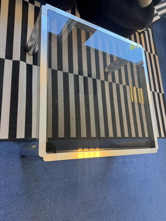Tavolino modello 100 Artifort – Tavolini da caffè, Aluminium, Glass (photo 6 of 7)