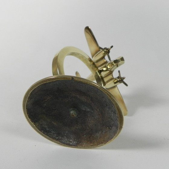 Image 1 of Messingmodell eines Mosquito-Flugzeugs, 1960er Jahre