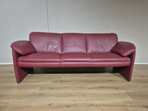 Leolux Catalpa - 3-seater sofa - Red - Leather - Design
