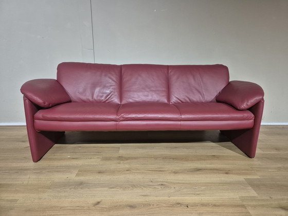 Image 1 of Leolux Catalpa - 3-seater sofa - Red - Leather - Design