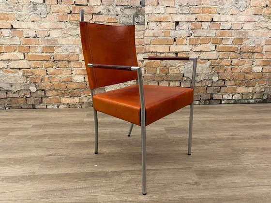 Vintage Armchair – Cognac Leather | – Metal (photo 2 of 14)