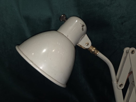 Image 1 of Lampada da parete vintage industriale a forma di armonica – bianco crema