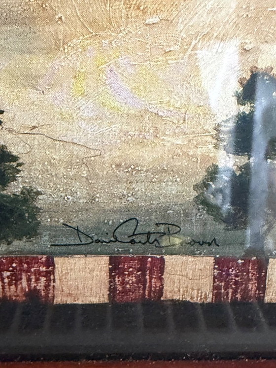 Image 1 of Set van 2 Vintage Jaren '90 Celestial Art Prints – David Carter Brown
