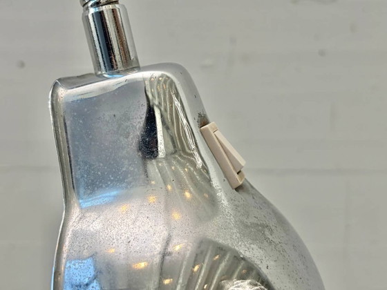 Image 1 of Chrome table lamp with gooseneck, Italy, 1960s