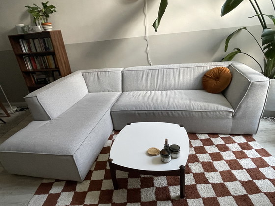 Image 1 of Moderne hoekbank modulair lichtgrijs