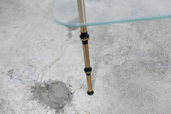 Image 1 of Étagère Présentoir Boulangerie Vitrine de Magasin en Verre et Laiton 1950