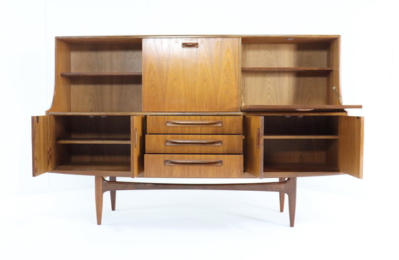 Image 1 of G Plan Victor Wilkens Highboard 'Tottington' Vintage