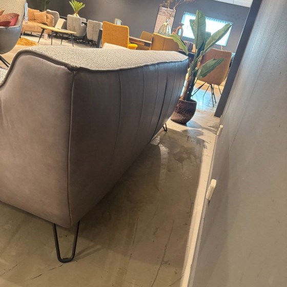 Dutchz 1302 seater - grey fabric and leather – House Of Dutchz, Textile, Lambskin (photo 3 of 3)