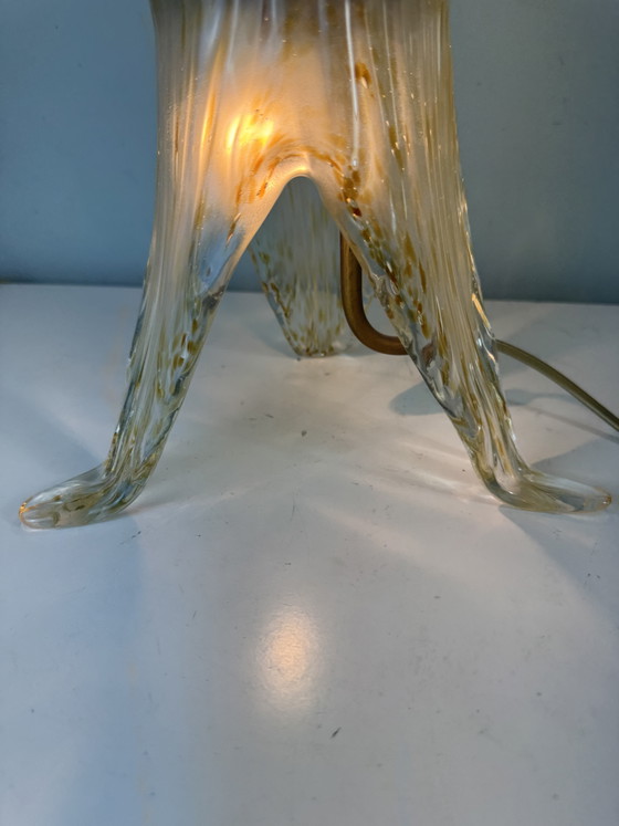 Murano Glass Sil Lux Milano Table Lamp - Beautiful Design – Brass (photo 13 of 15)