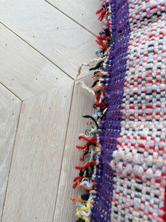 Image 1 of 1x kleurrijk geweven kussen, Menno Kroon