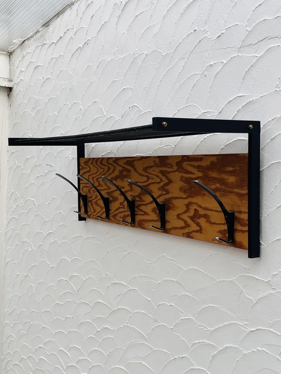 Image 1 of Porte-manteau et chapeau vintage 