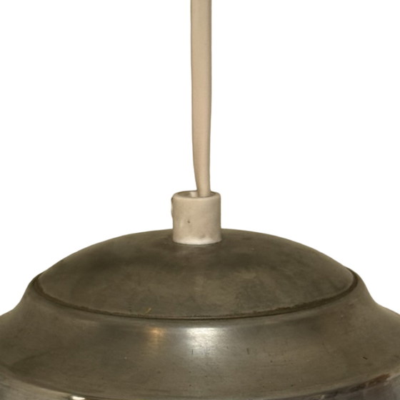 Image 1 of Lampe vintage en forme de jupe/mouchoir - Suspension - Verre - Grand modèle