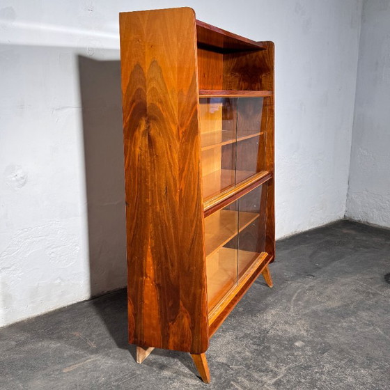 Tatra Nabytok boekenplank, jaren 1960 – Tatra Nábytok, Dressoirs, Glass (photo 6 of 12)