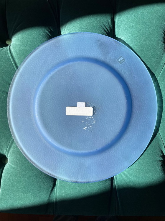 Image 1 of Assiette en verre IVV fabriquée à la main