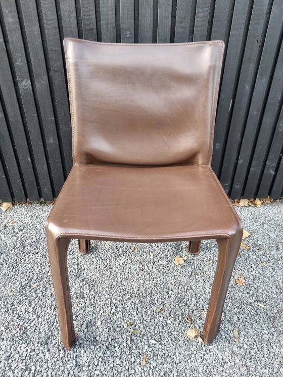 Image 1 of 4 sedie Cassina marrone scuro