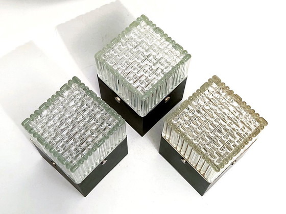 Image 1 of ceiling lights cube shape 60s/70s
