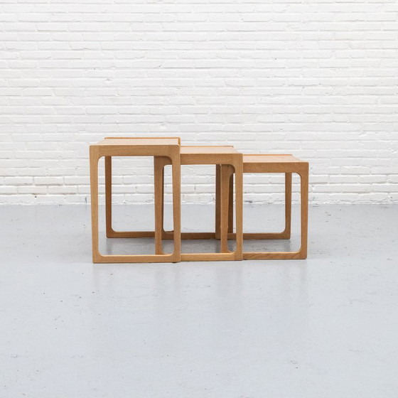 Image 1 of Ensemble de tables gigognes Opal Möbel des années 1960