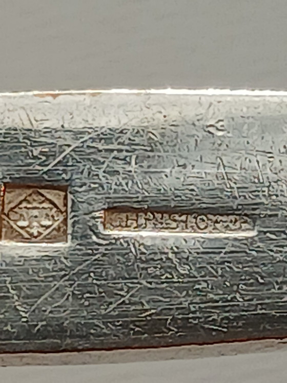 Seltenes Christofle 12 Messerbänkchen Set, Modell: Moderne. Art Déco 1930 – Tischdekoration, Silver (photo 5 of 15)