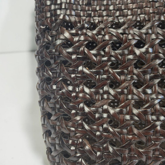 Image 1 of Handcrafted woven chocolate color