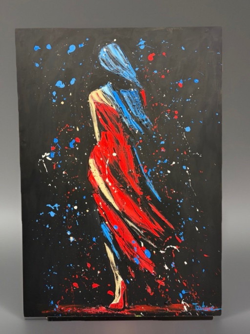 Contemporary abstract painting Tantera Federica