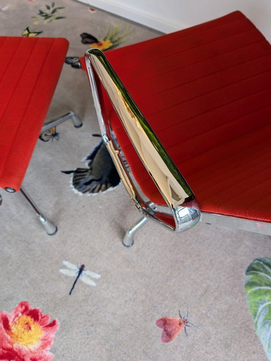 Vitra EA 124 + EA 125 Lounge | Charles & Ray Eames – Verstellbarer relaxsessel, Aluminium (photo 9 of 14)