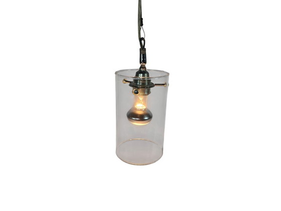 Image 1 of Design olandese - Pola International Amsterdam - Lampada a sospensione - Vetro - Metallo - Anni '90