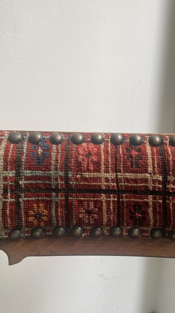 Sedia antica Savonarola – Poltrone, Metal, Textile (photo 6 of 6)
